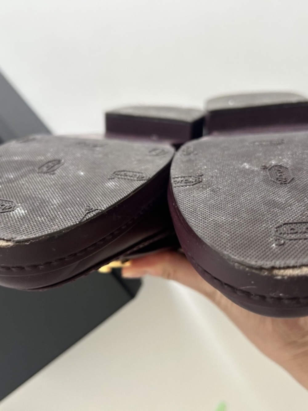 Chanel Turnlock Loafer 7.5 Burgundy - Picture 6 of 8